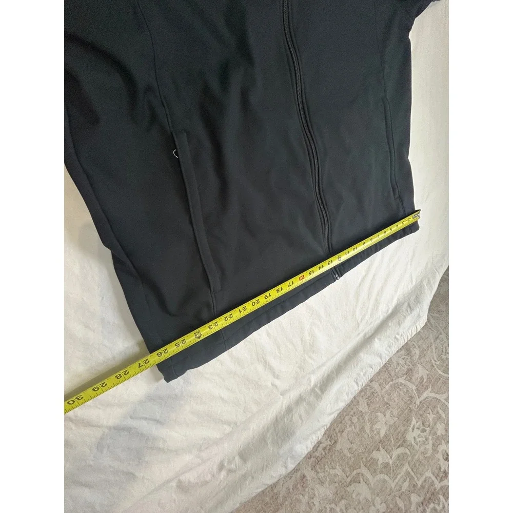 Columbia Mens Black Softshell Fleece Lined Full Zip Jacket Size 2X Big & Tall